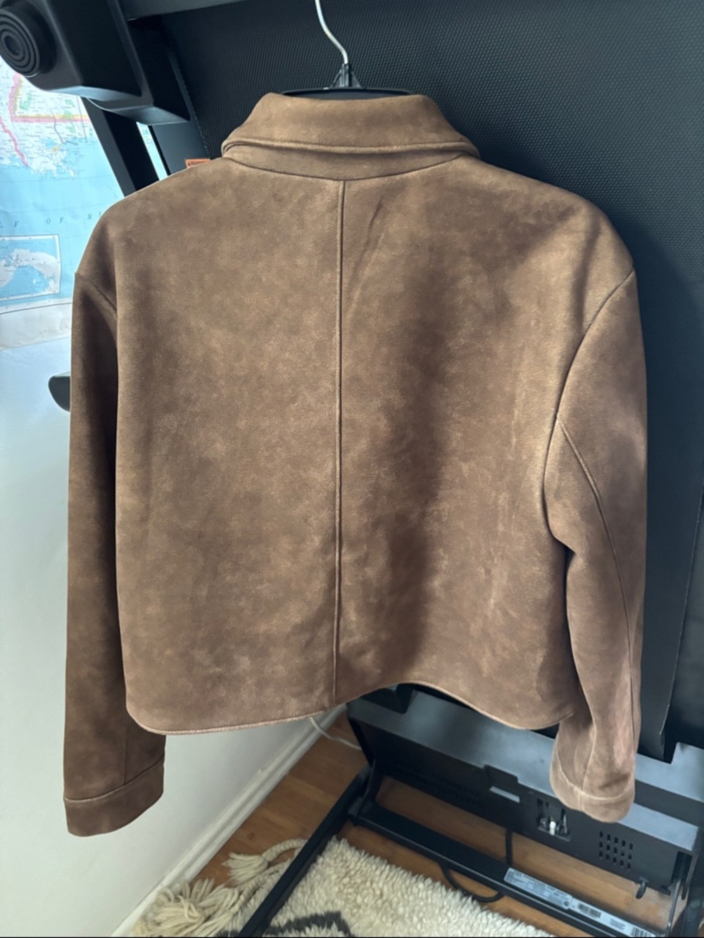 Zara Brown Button-Front Jacket - Picture 8 of 17